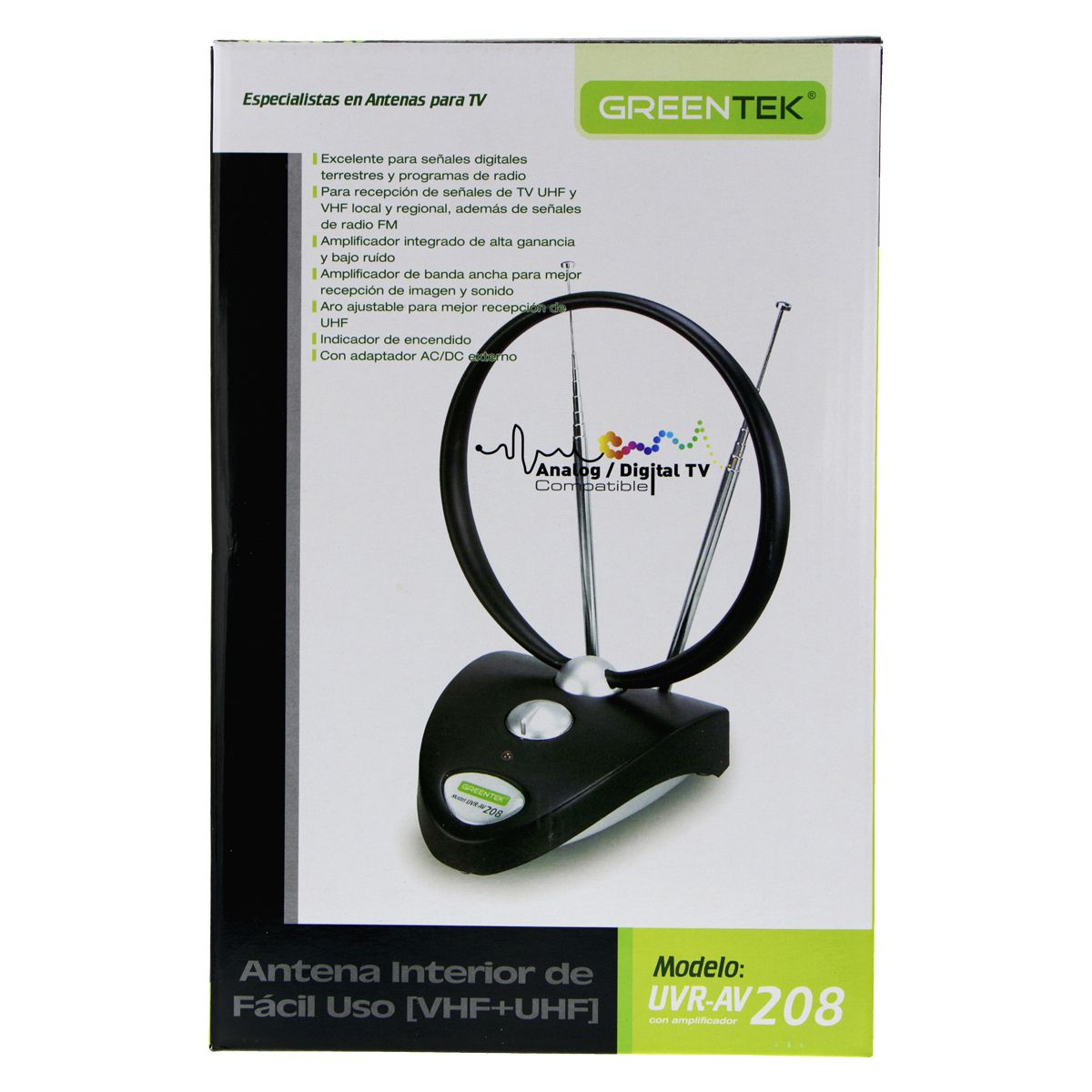 Antena de TV Greentek Interior - FerrisariatoFerrisariato