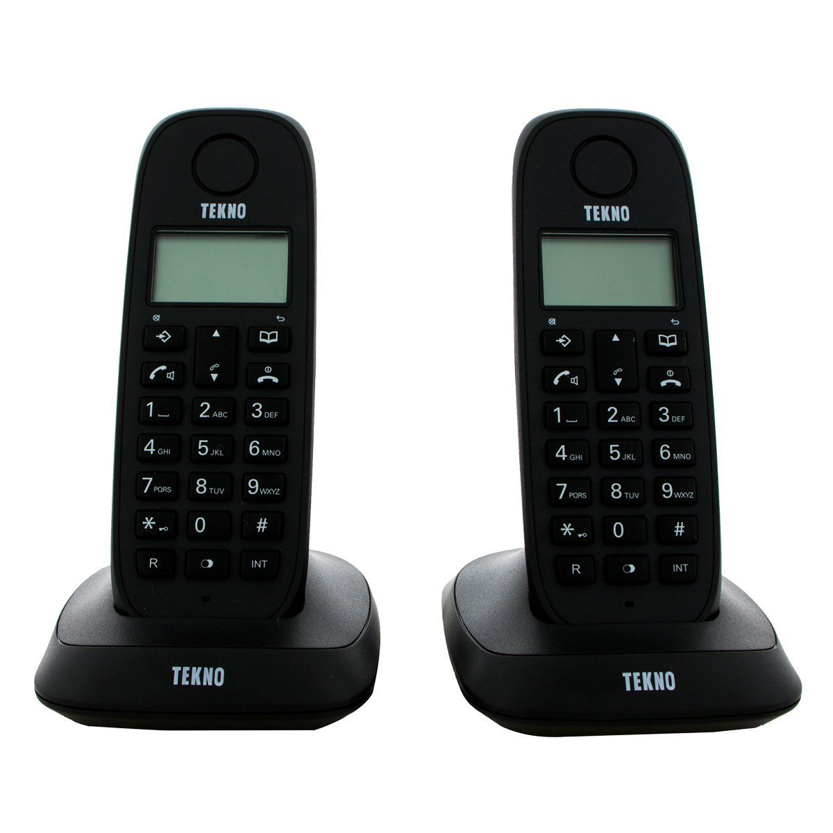 Set de Teléfonos Inalámbricos Tekno Negro - FerrisariatoFerrisariato
