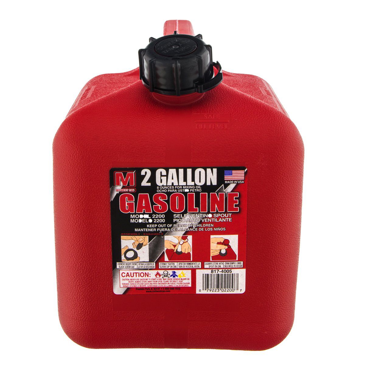 Bidón de Gasolina Midwest Can 2gal - FerrisariatoFerrisariato