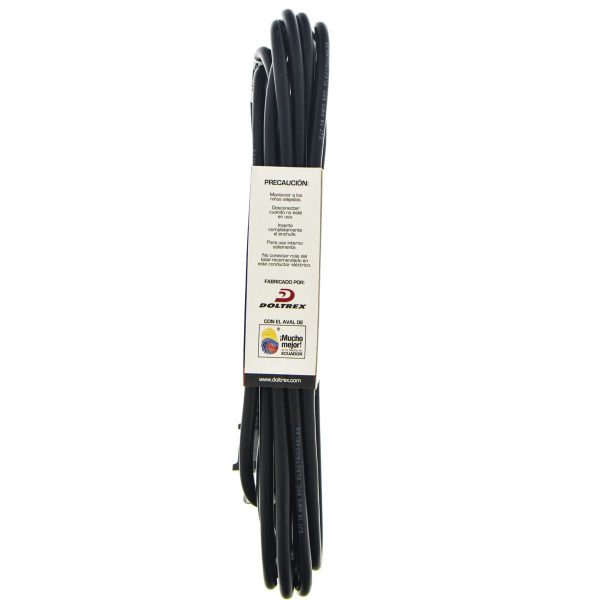 Extensión Eléctrica 2x18 Electrocables Negra 5m FerrisariatoFerrisariato