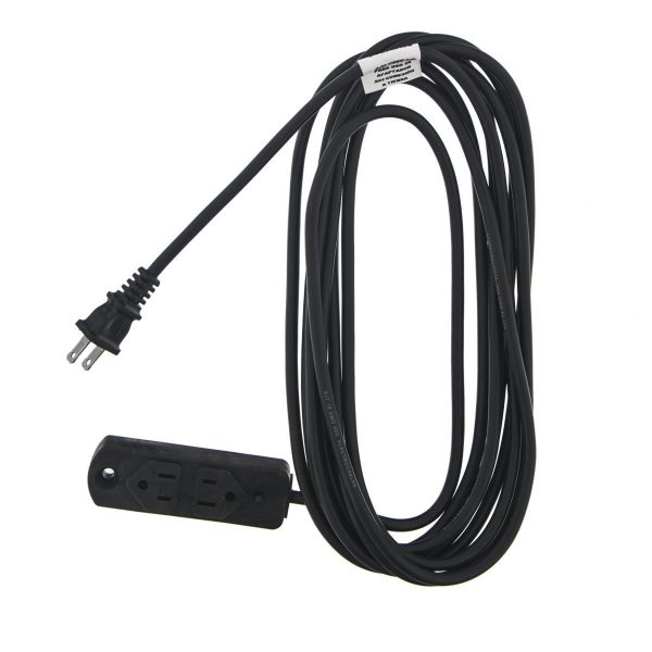 Extensión Eléctrica 2x18 Electrocables Negra 5m FerrisariatoFerrisariato