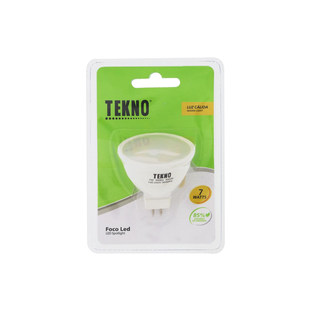 Foco Led Tekno - Luz Amarilla 6w - FerrisariatoFerrisariato