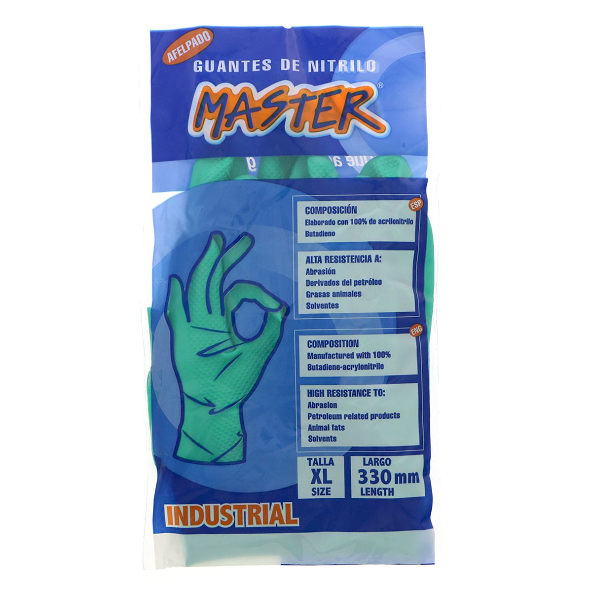 BrasaMaster • Guantes de Nitrilo talla M