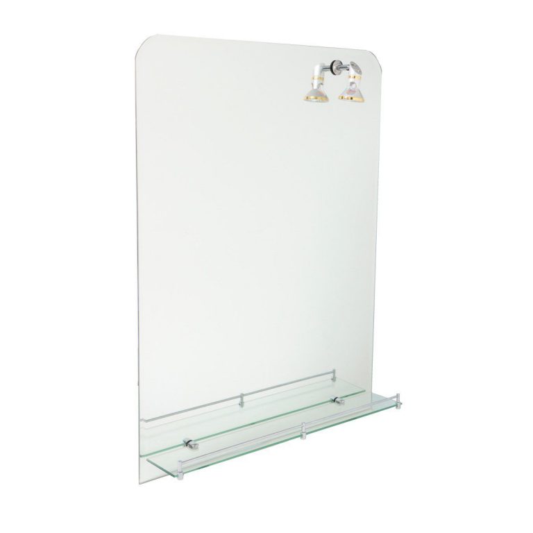 Espejo Con Repisa y Luz 80x60cm – Ferrisariato