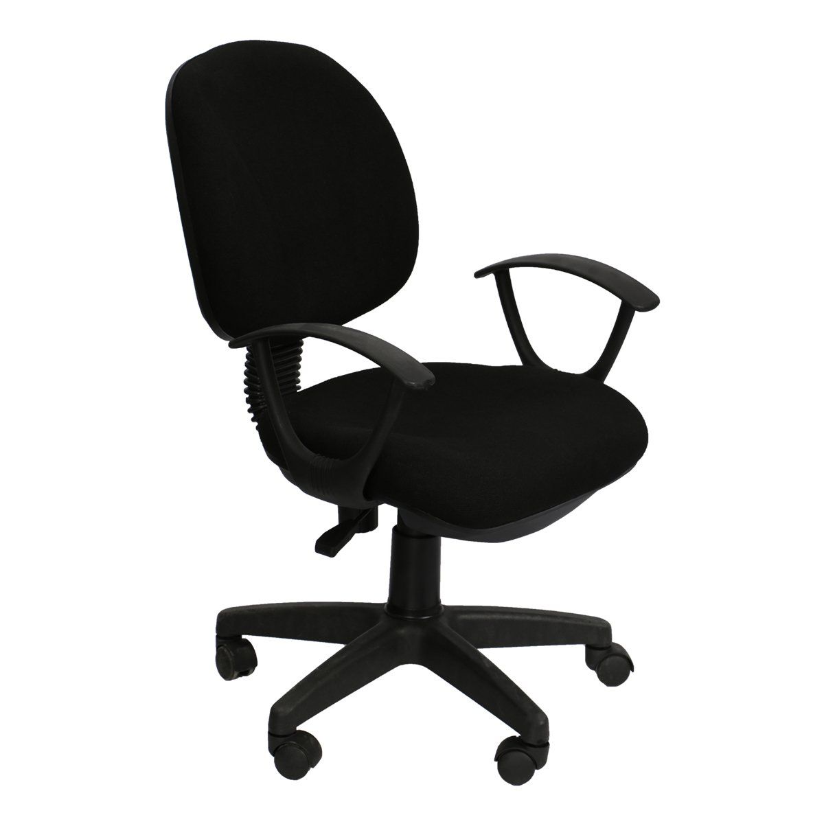 Silla para Oficina Respaldar Medio con Brazo Negra – Ferrisariato