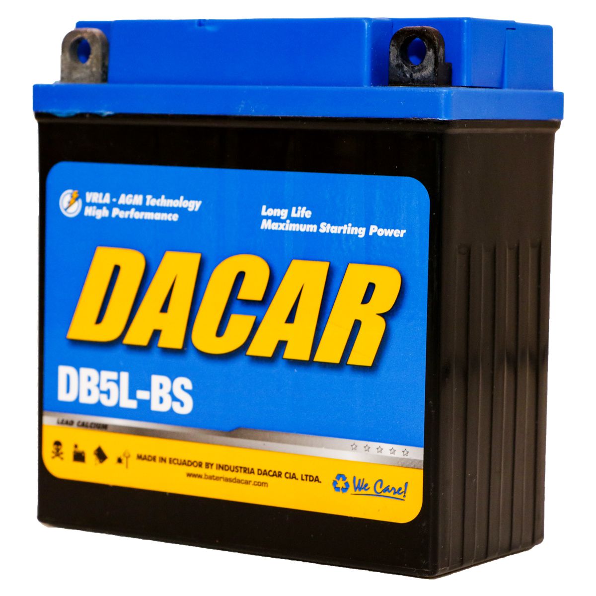 Batería para Moto Dacar Modelo DB5L-BS 12v 5a