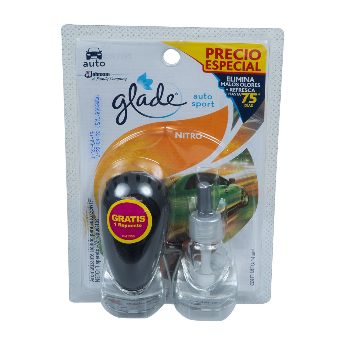 Ambientador Glade Auto Sport Carro