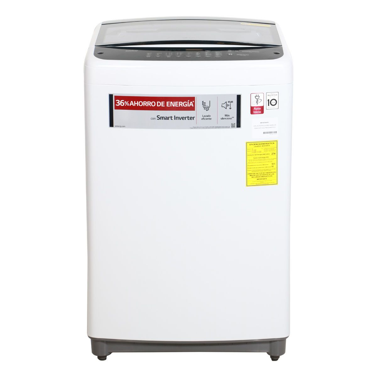 Lavadora LG Inverter Automática Carga Superior Blanca 18 Kg – Ferrisariato