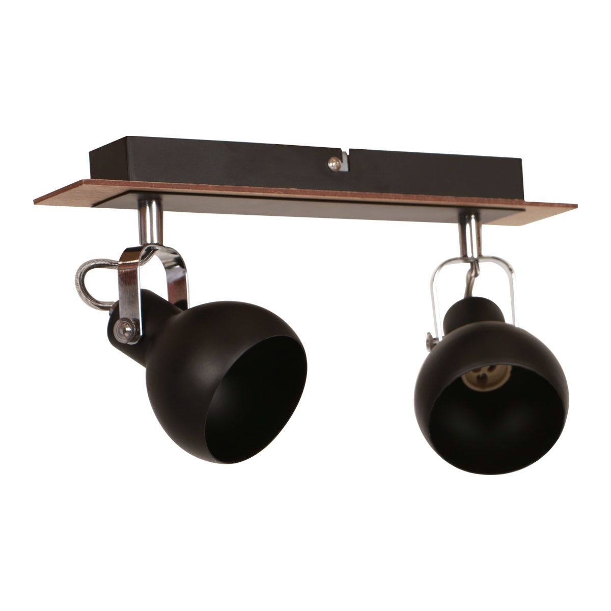 Lámpara de Techo Tinko Negro Riel 2 Luces – Ferrisariato