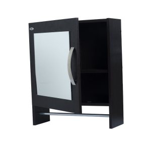 Gabinete para Baño Inval con Espejo y Toallero Wengue – Ferrisariato