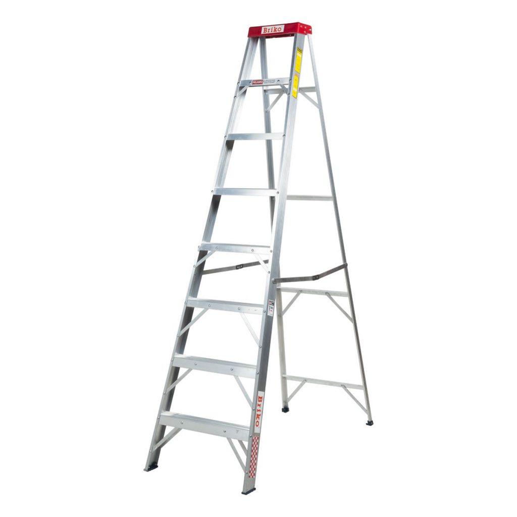 Escalera de Aluminio Briko Tipo Tijera 2.44m – Ferrisariato