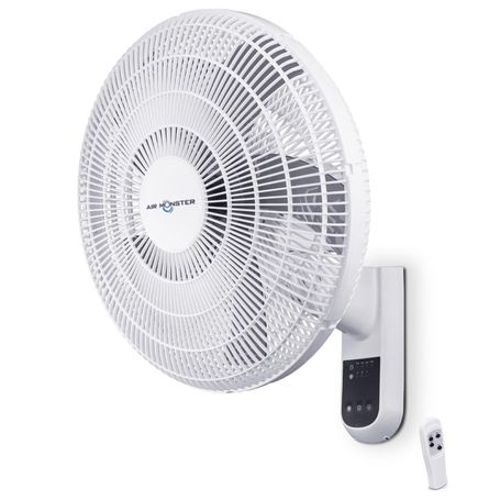 Ventilador de Pared Air Monster 18 5 aspas 70w, Incluye Control Remoto -  FerrisariatoFerrisariato