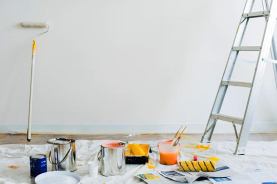 Preparando pared para pintar