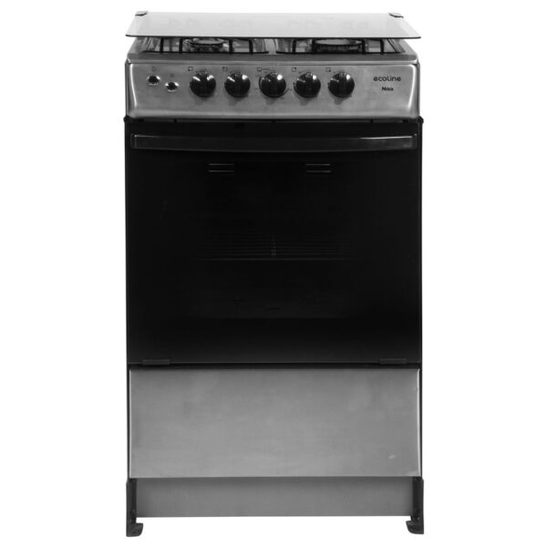 Cocina a Gas Ecoline 4 Quemadores Acero Inoxidable